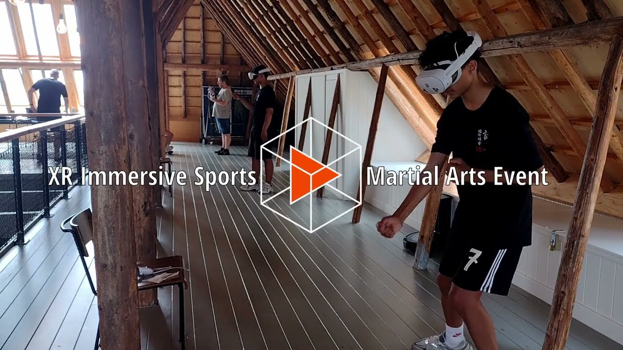 Deelnemers van het VR Sports-event trainen met Meta Quest-headsets bij Ving Tsun Kung Fu Purmerend